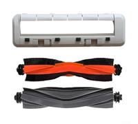 Replacement Brush Components for Xiaomi For Mijia M40 D110 CN Robot Vacuum: Main Brush Pair and Roller Cover