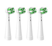 Replacement Brush Head Compatible for Oral B， IO Series, 4PC Independent Packaging, Deep Cleaning Replacement Brush Head(Ivory)