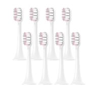 Replacement Brush Head Compatible with MIJIA T300/T500/T700 Electric Toothbrush Heads Soft Bristle Nozzle Deep (8 pcs Blue)(8 Pcs White Pink)