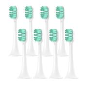 Replacement Brush Head Compatible with MIJIA T300/T500/T700 Electric Toothbrush Heads Soft Bristle Nozzle Deep (8 pcs Blue)(8 Pcs Green)