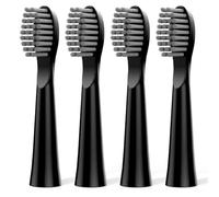 Replacement Brush Head for MGW M500 Sonic Electric Toothbrush Head, 4 Pieces (Black)