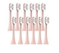 Replacement Brush Heads 12 PCS,Compatible for X3/X3U/X5 Soft Colorful Toothbrush Clean Vacuum Bristle Nozzles(12Pink)