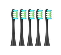 Replacement Brush Heads ，Compatible for Oclean，PRO/F1/ One/Air 2 Sonic Electric Blue Green Nozzles(5 Black)