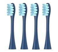 Replacement Brush Heads .Compatible for Oclean X/X PRO/ Z1/ F1/ One/Air 2 /SE Electric Toothbrush Head Soft Bristle Nozzles(4 Pcs Blue)