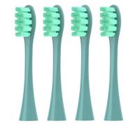 Replacement Brush Heads .Compatible for Oclean X/X PRO/ Z1/ F1/ One/Air 2 /SE Electric Toothbrush Head Soft Bristle Nozzles(4 Pcs Green)