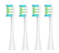 Replacement Brush Heads .Compatible for Oclean X/X PRO/ Z1/ F1/ One/Air 2 /SE Electric Toothbrush Head Soft Bristle Nozzles(4 Pcs White)