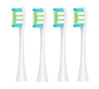 Replacement Brush Heads, Compatible for Oclean X/X PRO/ Z1/ Sonic Electric Toothbrush Head Bristle Nozzles(4 Pcs White)