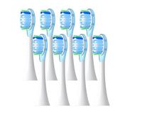 Replacement Brush Heads，Compatible for Philip Diamond Series HX6064 HX6930 HX6730 Sonic Electric Toothbrush Vacuum Nozzle A3(8 Blue A3)