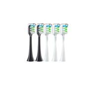 Replacement Brush Heads，Compatible for Xiaomi X3 X5 V1 X3U 5-10pcs Bristle Toothbrush(3white 2black)
