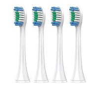 Replacement Brush Heads, Compatible with Philips, 1100-7500 Series | Electric Toothbrush Heads For Adult Daily Use, Fits 1100 2100 4100 4300 5100 5300 6100 6500 7000 7300 7500(White-4 Pcs)