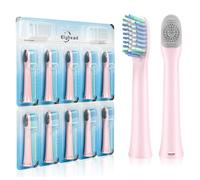 Replacement Brush Heads Compatible with Rtauys M5 Sonic Electric Toothbrush, 10 Count, Pink