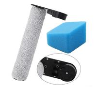 Replacement Brush Roller and Filter for JONR ED12 Lite Cordless Wet and Dry Vacuum, Complete Kit 1 Roller Brush + 1 Sponge, Quiet Operation