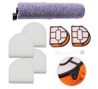 Replacement Brush Roller and Washable Foam for Shark for HydroVac XL 3-in- Vacuum, Compatible with WDB1F2 AW201 WD201 WD200 Cordless Models,