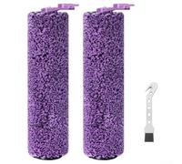 Replacement Brush Roller Kit for Shark WW200 WW201 WW205 WW201Q Main Brush Accessories Efficient Dirt Removal Sturdy Construction 2 Roller Brushes 1 Cleaning Brush for Pet and Child Friendly Homes