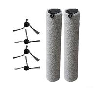Replacement brush set for Dreame Aqua10 Ultra: 2 main rollers and 4 side brushes, washable up to 75°C, easy to change without tools for thorough cleaning