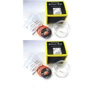 Replacement Bulb Glass (2 pcs) with O-Rings for HorizonTech Falcon Tank -Nicotine Free