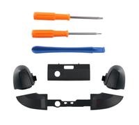 Replacement Bumpers, Triggers & Top Cover - LB RB LT RT Buttons with T6 T8 Screwdrivers - For Xbox Series X & for Xbox Series S Controller - Pad Repair Parts in Black