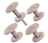 Replacement Buttons for Bogg Bag Handle Strap - Hard Plastic 3D “b” Rivets Match New Bogg Bag Style - Mushroom Color Fits Original, Baby, and Bitty Totes - Durable Replacement Accessories