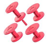 Replacement Buttons for Bogg Bag Handle Strap - Hard Plastic 3D “b” Rivets Match New Bogg Bag Style - You Red My Mind Color Fits Original, Baby, and Bitty Totes - Durable Replacement Accessories