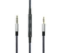 Replacement Cable Compatible with AKG Y45BT, Y50, Y40, Y55, K845BT, K840KL Headphone, Remote Volume Control & Mic Compatible with iPhone iPod ipad Apple Device