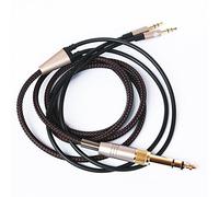 Replacement Cable Compatible with Hifiman Sundara, Arya, Ananda, HE4XX, HE-400i (dual 3.5mm connector Version) Headphones 3.5mm / 6.35mm to Dual 3.5mm connector Jack Male Cord 3m/10ft