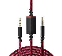 Replacement Cable for A40 astro Inline Mute Cord 3.5mm Audio Extension Cords Compatible with A10 A40 A50 TR Gaming Headsets Xbox One Gaming Headphones Ps-5/4 Controller,2m/Black (Braid cable)