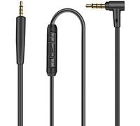 Replacement Cable for Bose Headphone Cable Compatible with Bose QC25, QC35, QuietComfort 25, QuietComfort 35, On-Ear 2,OE2,OE2i,SoundTrue,Soundlink Headphones Inline Mic/Remote Control - Black