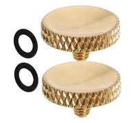 Replacement Camera Shutter Button 2pcs Metal Plastic Golden