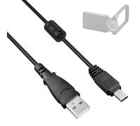 Replacement Camera USB Cable Date Transfer 12-PIN Charger Cord Compatible with Casio Exilim EX-TR100 TR200 ZR20 ZR300 ZR400 ZR1000 ZR1200 ZR1500 EX-Z75 EX-FS10 EX-FC150 EX-FH100 EX-Z200 EX-Z2300