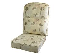 Replacement Cane Furniture DELUXE PIPED - CHAIR/SOFA/SUITE CUSHIONS ONLY Wicker Rattan Conservatory (Delamere Gold)