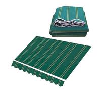 Replacement Canopy Fabric for nings Outdoor Patio Pera Covers Striped Sune Material by the Meter Green 5x4.5m Garden Balcony Terrace Waterproof