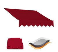 Replacement Canopy Fabric for nings UVResistant Outdoor Cover Waterproof Patio e for Garden Balcony Terrace Various Sizes 2/3/4/5m Grey/ (10x6.5ft 3x2m)