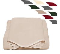 Replacement Canopy Fabric for Retractable Awning, Sunshade Polyester Canvas (No Frame) for Patio, Garden, Khaki 12x10ft (365x300cm) Outdoor Coverage