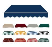 Replacement Canopy Fabric for Retractable Awnings - PVC Oxford Material Perfect for Patios Verandas & Windows (19.6"x1.8") - Weather Resistant & Easy to Install