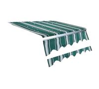 Replacement Canopy Fabric for Retractable Sunshade Tent 200/250/280/300/350/400/500cmGreen 2.11.5x10ft/350x300cm Durable Outdoor Shade Cover for Patio Garden and Deck.