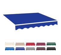 Replacement Canopy Fabric Outdoor Awning Material for 2m to 7m Retractable Awnings Garden Patio Balcony - Indigo W600 x L500cm & Weather-Resistant