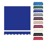 Replacement Canopy Fabric, Outdoor ning Material for Garden & Patio, 2-7m Sizes, Waterproof & UV-Resint, Indigo Color, (e Not Included) W300 x L250cm