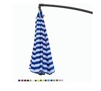 Replacement Canopy for 2.0/2.3/2.5/2.7/3.0m Patio Umbrella - UV Protection 8 Ribs Outdoor Shade CoverWaterproof Awning Fits Standard Market Umbrellas (Gy4 9.8ft 300cm)