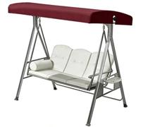 Replacement Canopy for 2/3 Seater Hammock Multicolor Oxford Cloth Top CoverSwing Canopy Various Sizes (Red 75 x 47 in / 191 x 120 cm)