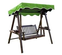 Replacement Canopy for 2-3 Seater Hammock Swing Waterproof Multi-Color Top Cover Various Sizes (Green 170x100cm) -Outdoor Shade Solution