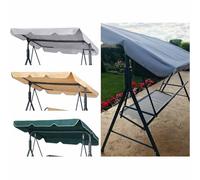 Replacement Canopy for 2-3 Seater Outdoor Swing Seats | Waterproof Windproof UV-Resistant Oxford Cloth Cover (Cover Only) for Garden Swings