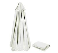 Replacement Canopy for 2.7m/3m Patio Umbrella 8 Ribs Outdoor Sunshade UV Resistant Waterproof Beach Umbrella Cover Garden Umbrella Top Canopy Replacement