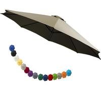 Replacement Canopy for 200cm 250cm 270cm 300cm Outdoor Umbrella 8 Ribs Patio Umbrella Cover PolyesterCanopy for Garden & Patio Use