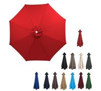 Replacement Canopy for 2m/2.7m/3.5m Garden Parasol 6-arm/8-arm Sunshade Cover Thermal Insulation Perfect for Cantilever Umbrella Protection