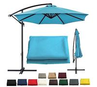 Replacement Canopy for 2M 2.7M 3M Garden Umbrella UV Resistant Waterproof 6/8 Arm Patio Umbrella Cover Durable Fabric for Outdoor Protection