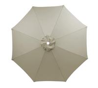 Replacement Canopy for 3/3.5/4m Patio Umbrella - UV Protective Round Parasol Top Cover for 8 Ribs Market Table - Outdoor Garden Backyard Pool Use