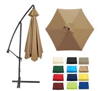 Replacement Canopy for 6/8Rib Market Umbrella Offset Hanging Umbrella Cover MultiColor Options for Outdoor Patio Table Shade
