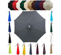 Replacement Canopy for 610 ft Patio Umbrella Waterproof UVResistant Outdoor Shade Cover for Garden Beach Deck and Pool UseEnhance Your Sun Protection