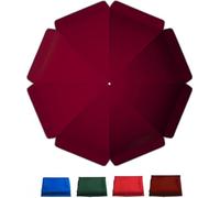 Replacement Canopy for 8 & 10 Rib Round Market Umbrella, 180cm to 240cm, Burgundy, Patio Umbrella Cover, Weather-Resistant, Perfect for Garden & Table Use