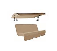 Replacement Canopy for Garden swing 3 seater 195 x 125 Round B&Q with matching cushion cover (Beige)